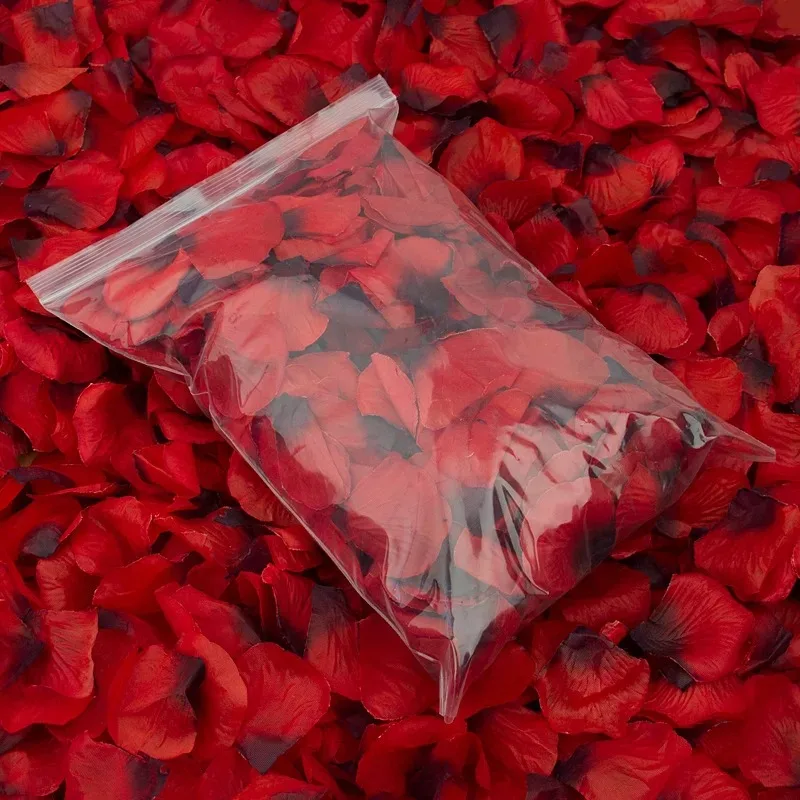 500/1000pcs bunte Liebe romantische warme Seide Rose künstliche Blüten blätter Hochzeits feier Blume begünstigt Dekoration Rosen liefert Image