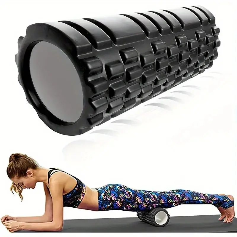 Foam Roller Yoga-Säule Fitness Yoga EVA-Schaumstoffrolle Yoga-Stab Tiefengewebe-Massagerolle, Geeignet für Rücken/Taille/Beinmuskulatur Image