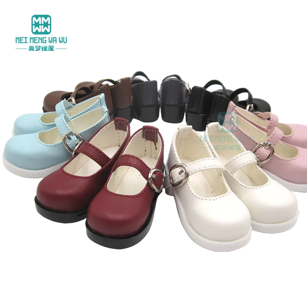 6cm 1/4 BJD Puppenschuhe Schuhe mit hohen Absätzen schwarz weiß braun, rosa, rot, lila