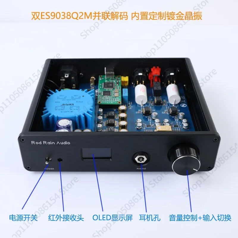 DA10 PRO Dual-Core ES9038 DSD512 Bluetooth 5.4 Decoder DAC Kopfhörerverstärker Image