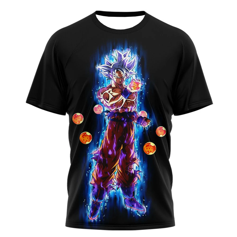 2026 Heiß begehrtes Sommer-Mode-T-Shirt mit Dragon Ball Wukong 3D-Druck, Outdoor Hip-Hop Street Schnelltrocknendes T-Shirt in Übergröße Image