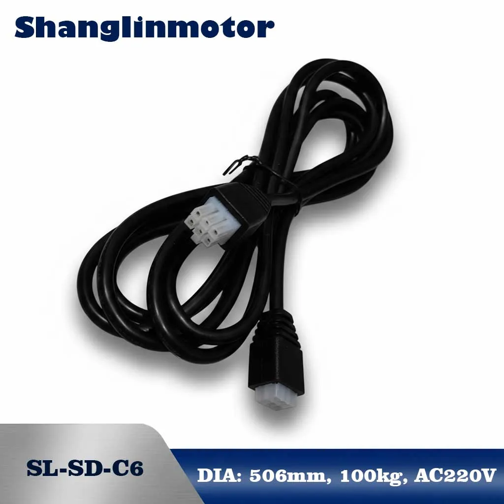 2M 6-Pin Elektrisches Stehpult-Motor-Verlängerungskabel Stecker auf Buchse mit Hall-Sensor-Unterstützung für Hebetische Image