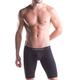 Mundo Unico Men Colombian Athletic Boxer Briefs Long Leg Ropa Interior de Hombre, 96101001 Black, XL