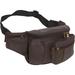 AmeriLeather Leather Cell Phone/Fanny Pack - Dark Brown