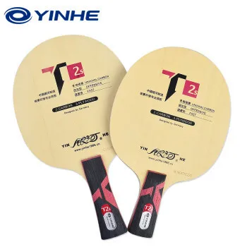 Base per Racchetta da Ping Pong Yinhe Originale T1 T2 Cypress Carbon 3+2 Strati Attacco Veloce Durevole Colore Personalizzabile Orizzontale