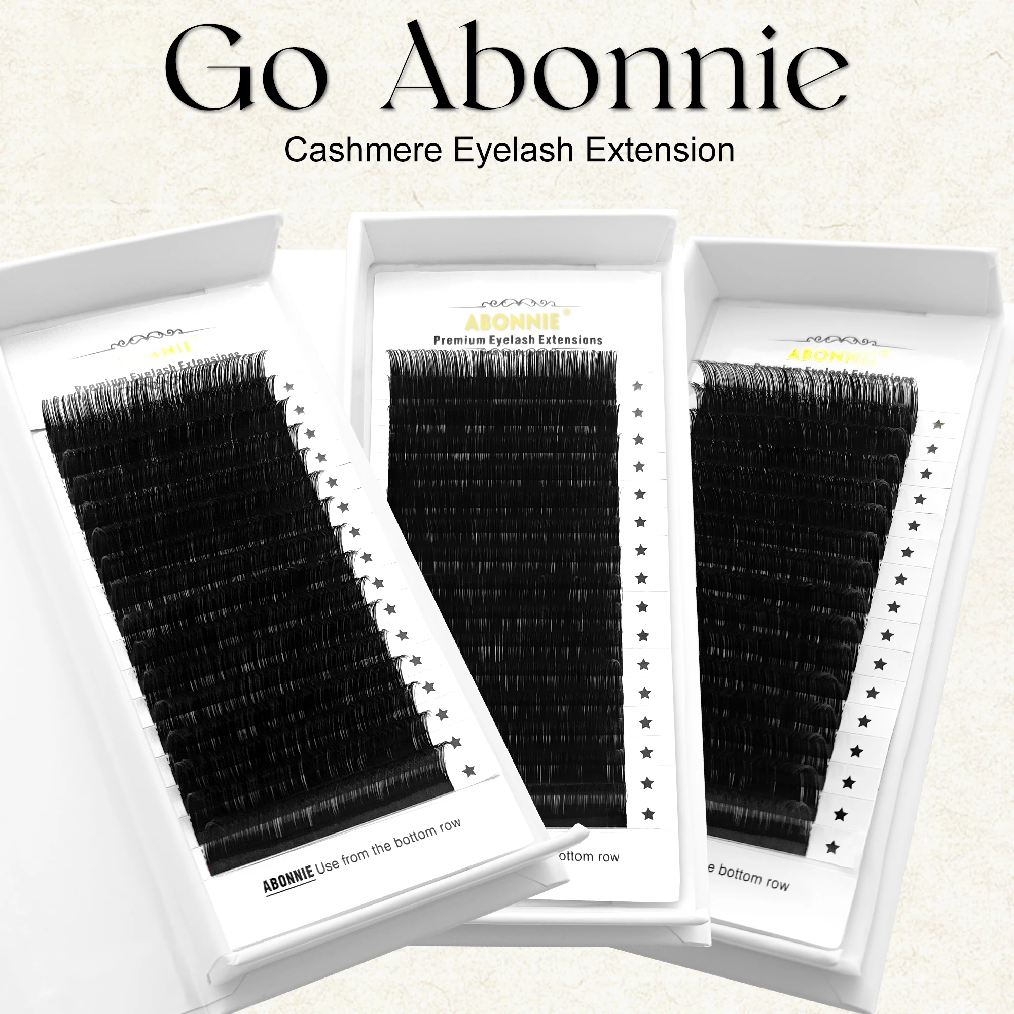 Abonnie visone ciglia extension forniture all'ingrosso seta nero scuro opaco ciglia vassoi venditore Mega Volume di Cashmere extension ciglia