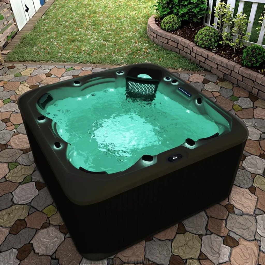 Vasca idromassaggio elettrica Hotel-Grade vasca idromassaggio bianca in acrilico vasca idromassaggio per uso interno esterno Drop-in per bagni ville