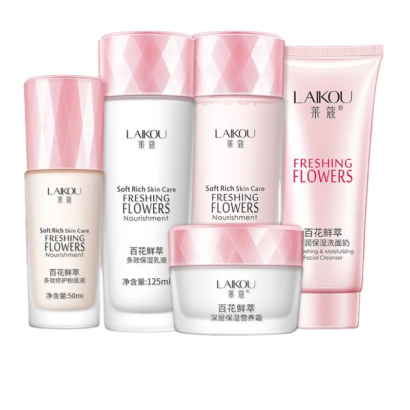 LAIKOU Viso Set Per La Cura Profonda Idratante Illuminante Ringiovanimento di Lusso Cura Della Pelle Set