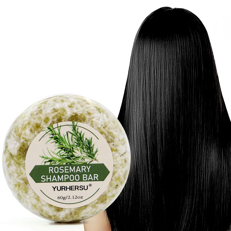 YURHERSU personalizzazione solido Shampoo sapone per la cura dei capelli pulizia vegana Shampoo Bar rosmarino