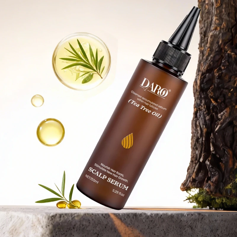 Siero per il Cuoio Capelluto con Olio di Tea Tree e Biotina 100% Naturale e Biologico Etichetta Privata per Uomini e Donne Nutriente e Rinfrescante per la Cura dei Capelli
