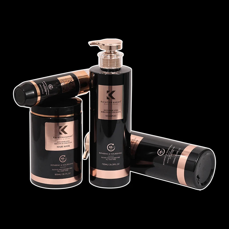 Set per la cura dei capelli con etichetta privata miglior biotina organica Anti perdita di caduta Shampoo e balsamo per la crescita dei capelli