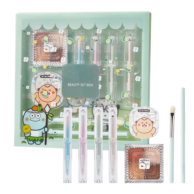 Kit trucco per ragazze cosmetiche per bambini reali Set trucco per fingere gioco da principessa