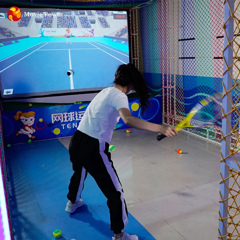 Simulatore di Tennis per Fitness in Realtà Virtuale Indoor Attrezzatura per Giochi VR Sportivi per Divertimento