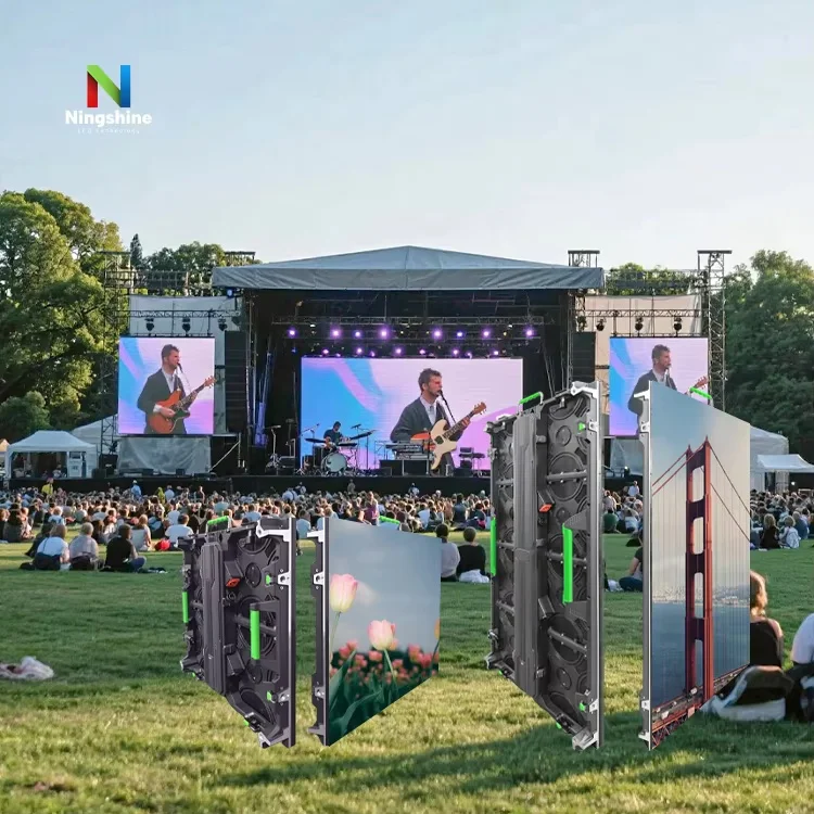 Display LED per Concerti all'Aperto P3.91 Schermi P2.97 P2.6 Video Wall IP65 Impermeabile HDR10+ 5500 Nits per Eventi sul Palco ed Esposizioni