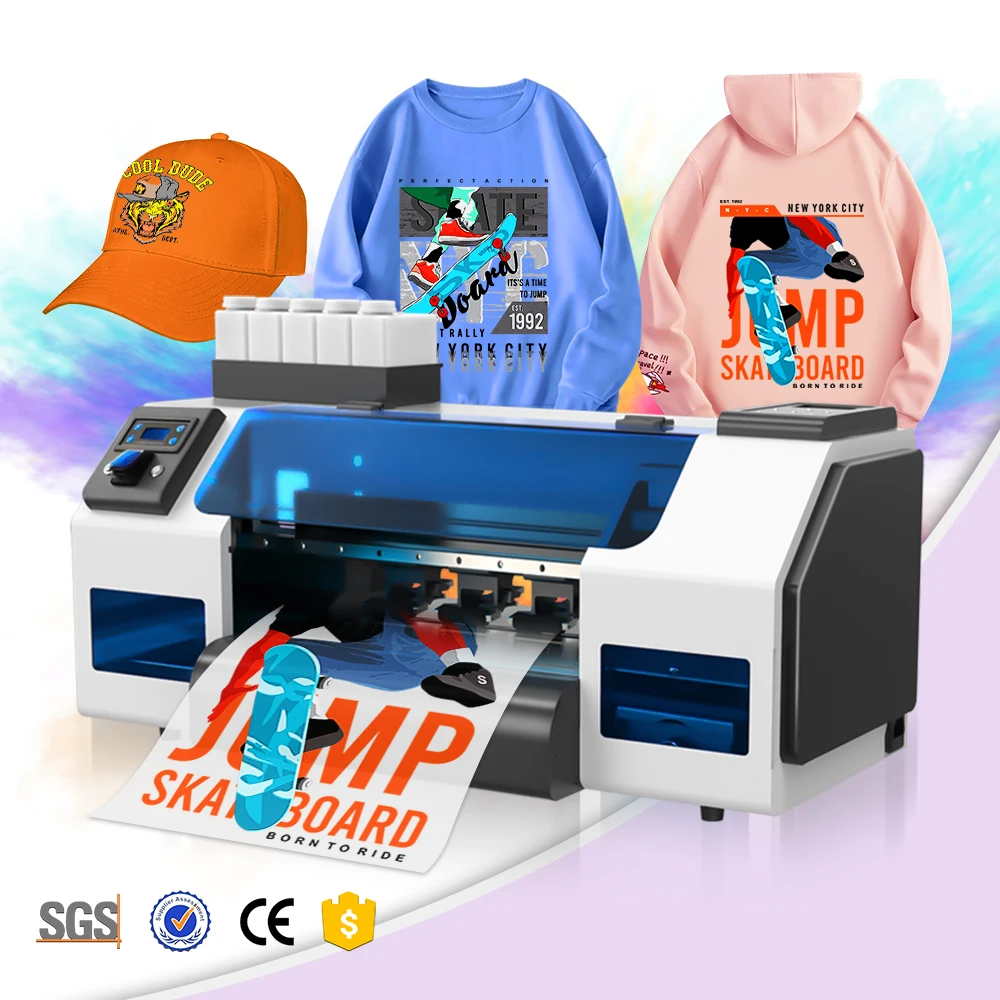 Stampante DTF A3 XP600 I1600 I3200 stampante a getto d'inchiostro trasferimento termico 13 pollici 33CM pellicola per animali domestici macchina da stampa stampante DTF