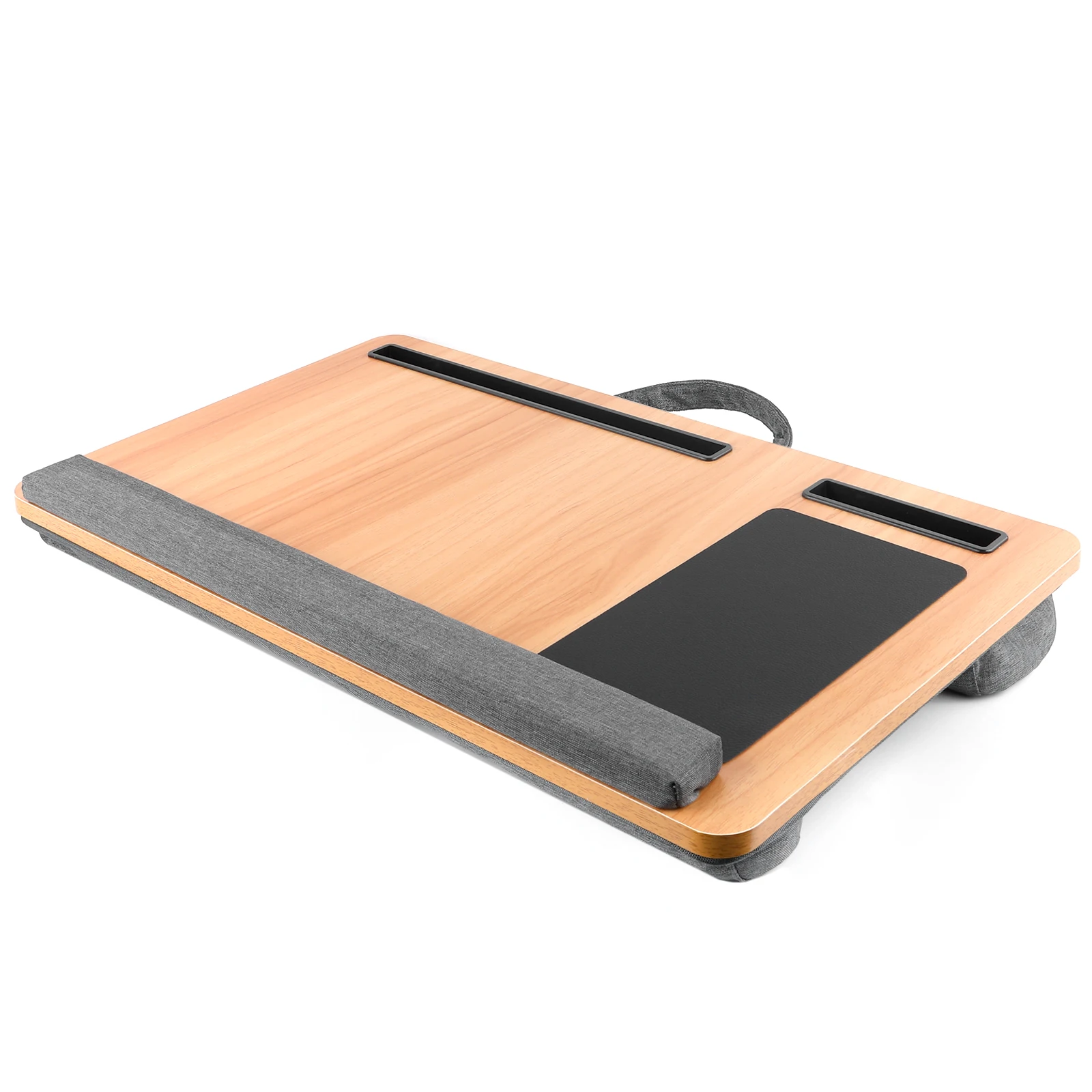 D-08028 Tavolino per Laptop con Cuscino Morbido Supporto Portatile per Laptop con Supporto per Telefono Cellulare