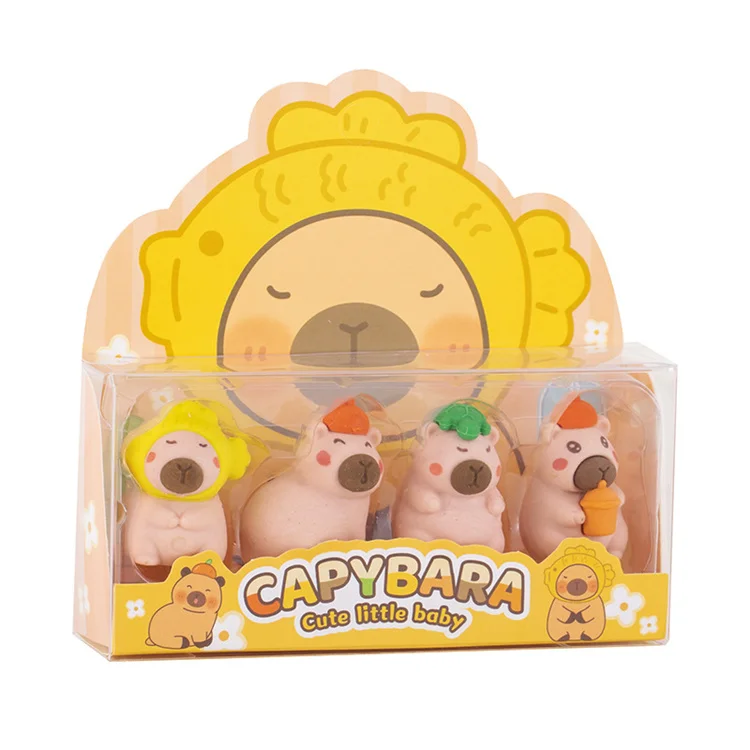 Gomme per Cancellare Carine per Bambini Regalo di Cancelleria per Studenti Gomme 3D a Forma di Animali Kawaii per la Scuola