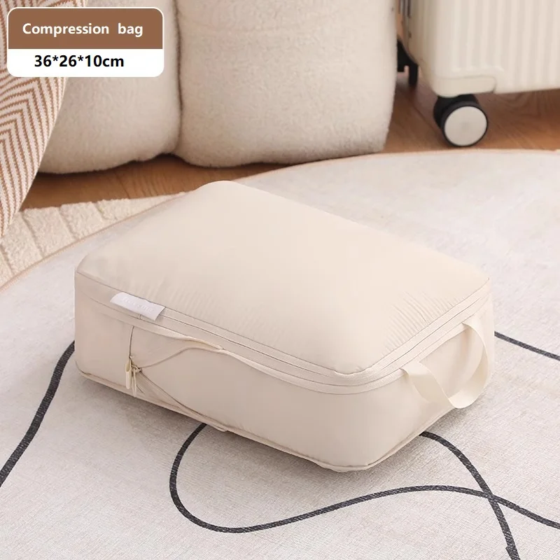 Set da 6 Pezzi di Organizzatori per Valigie Personalizzati in Tessuto Memory Cubi per l'Organizzazione dei Bagagli