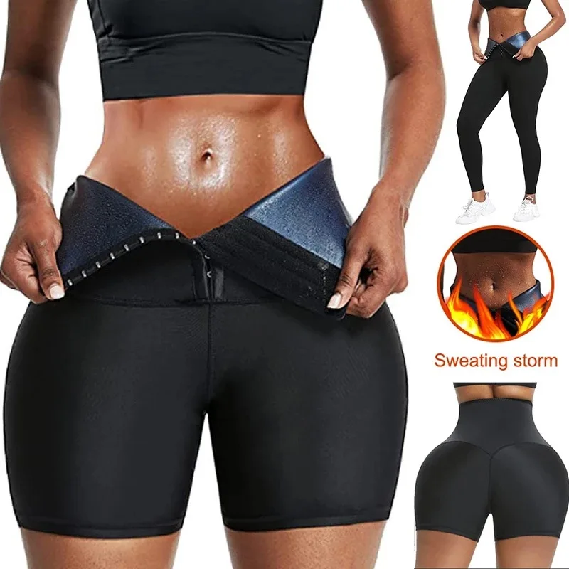 Tuta da donna pantaloni tuta da ginnastica Leggings pantaloni da Sauna Leggings Shapewear shortwear vestito per donne peso