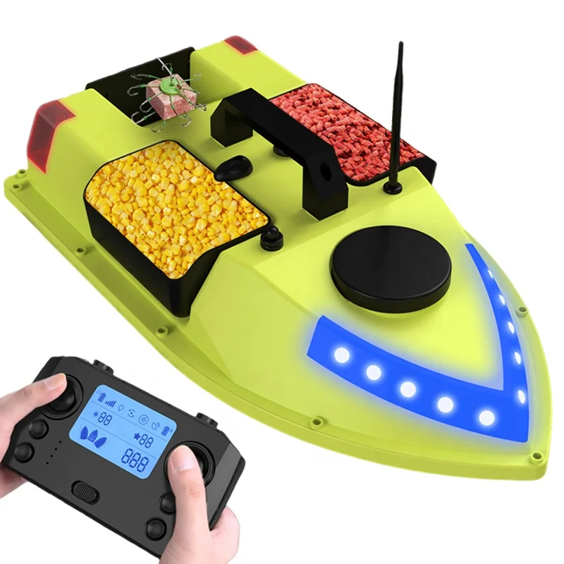 Auto ritorno GPS pesca esca barca 99 nidi 3 tramogge 2KG 600M D20 alimentazione barca con 99 punti obiettivo