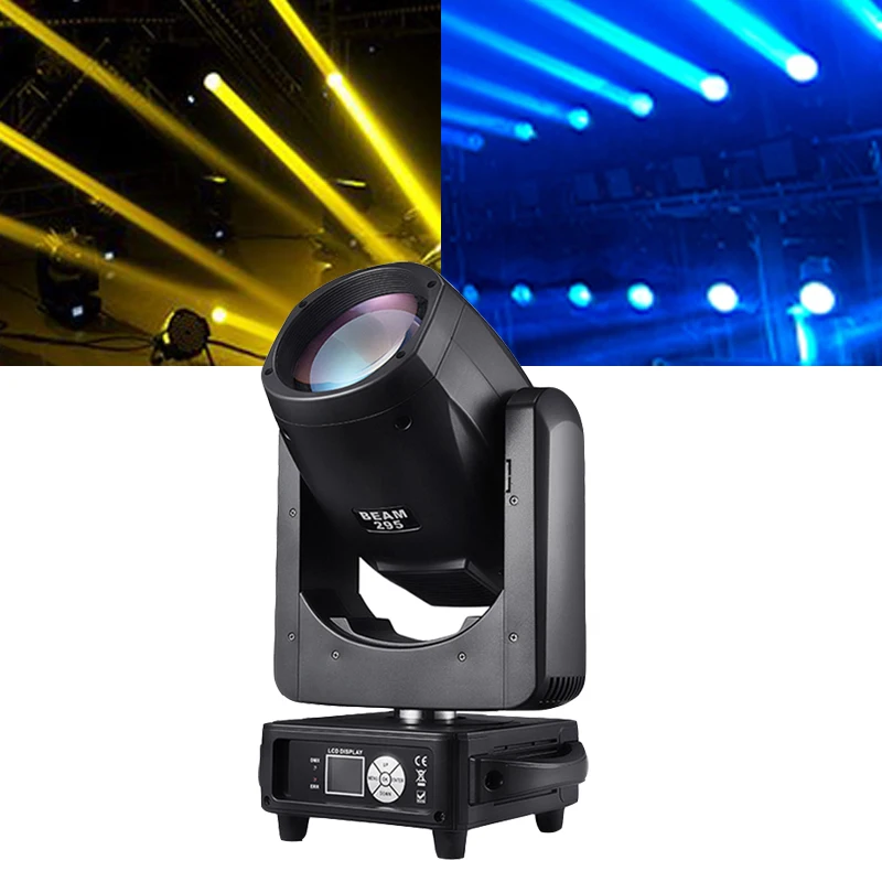 Show Time Stage Lighting 295 Moving Head Light Beam Lights Double prisma Auto Control lampada DMX 512 per DJ Disco Party Event
