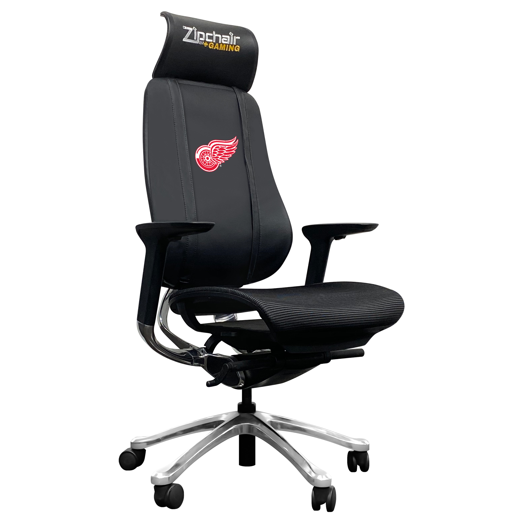 Black Detroit Red Wings PhantomX Gaming Chair
