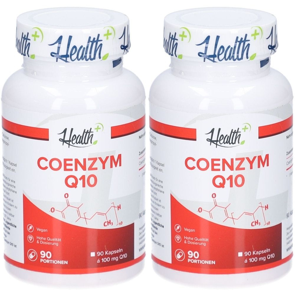 Health+ Coenzym Q10 (90 Caps) Unflavored x2 2x90 St Kapseln