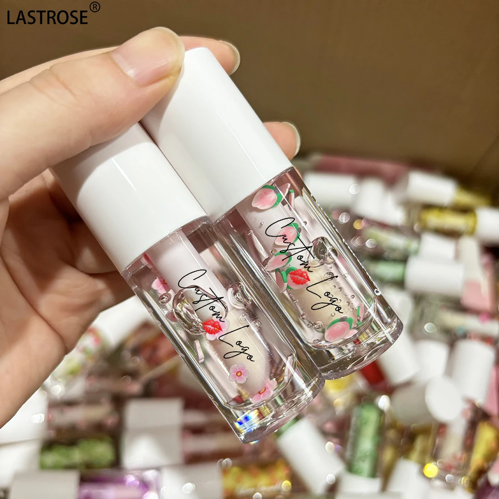 Commercio all'ingrosso olio per labbra trasparente idratante per labbra olio lucido private label trasparente vegan plumped balsamo per le labbra