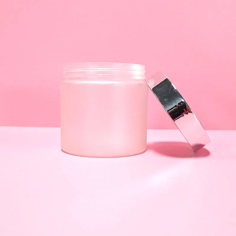 50ml 100ml 150ml 200ml 250ml crema barattolo a bocca larga Scrub corpo burro per il corpo vasetti per animali domestici con coperchio in PP con stampa in legno di bambù