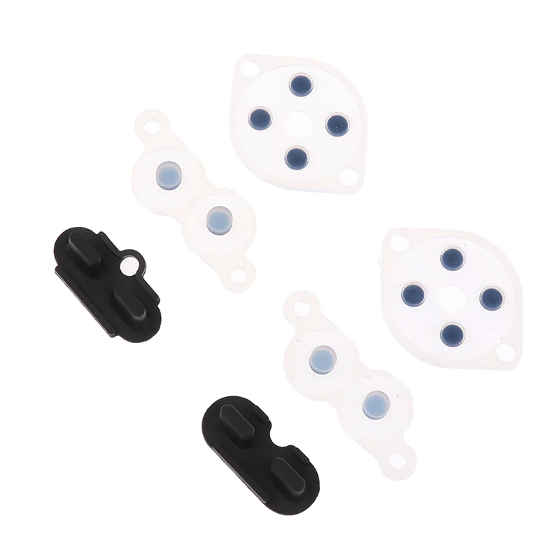 【Gummi-Reparatur- und Wiederaufbau-Ersatzteile für NES-Controller Joy A B D Pad Silikon-Startgummitasten 1 Satz】 Image