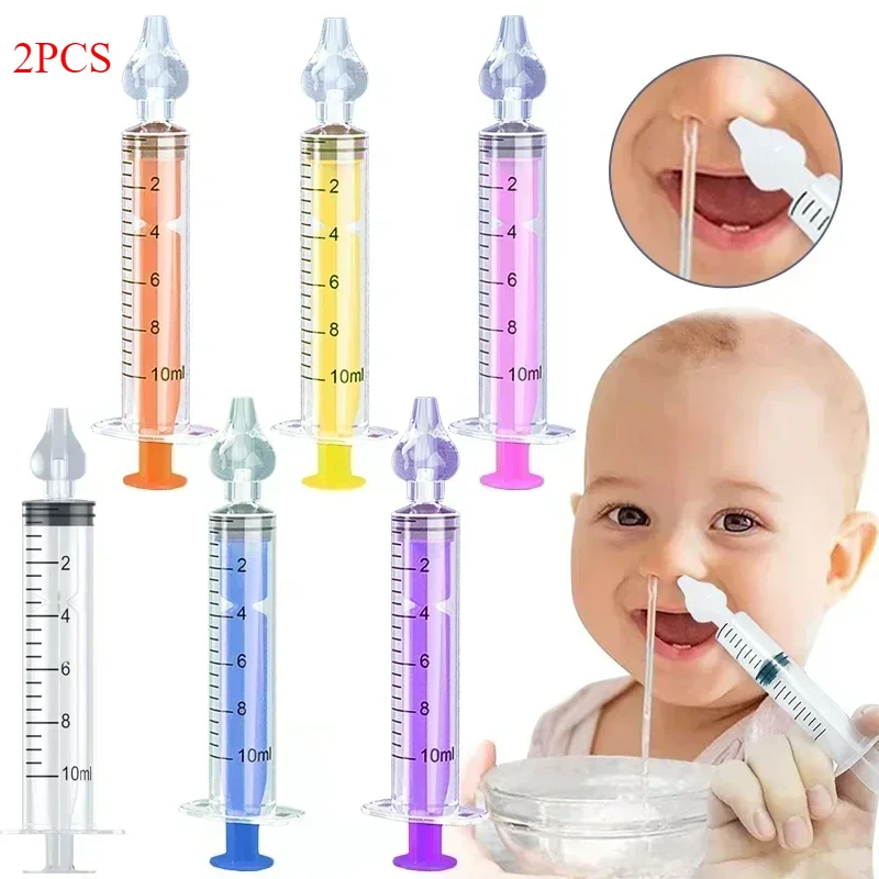 10ML Baby-Nasensauger-Spritze Baby-Nasenreiniger Rhinitis-Nasenspüler Irrigator Baby-Nasenwäsche für Kinder
