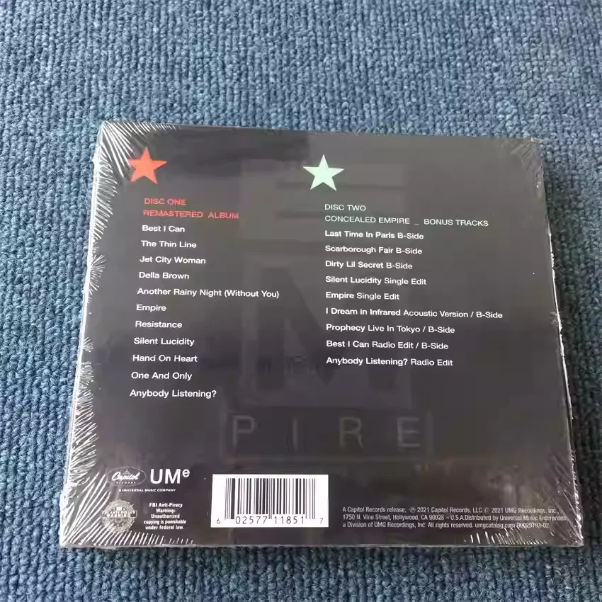 CD Progressive Metal & Hard Rock Album Queensryche Musik-CD Empire Music Record 2CD Cosplay Walkman Car Soundtracks Box Geschenke Image
