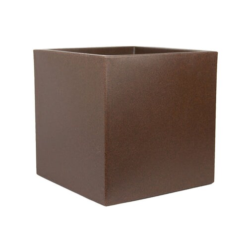 VidaAtHome.de Pflanzkübel QUBO 60: Rostbraun Image