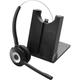 Jabra Pro 930 UC DECT Kabelloses On-Ear Mono Headset - Unified Communications zertifiziert - HD Voice und Noise Cancelling - zur Verwendung mit Softphones in Europa - EU-Stecker, Schwarz