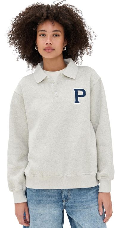 Rugby Sweatshirt - White - PARKE Sweats