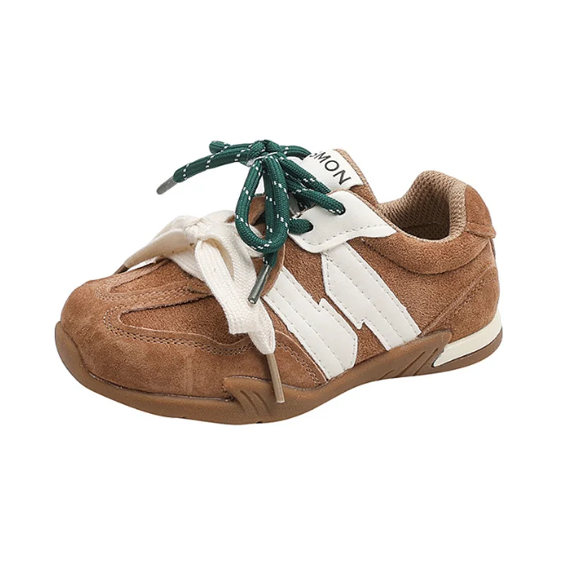 2025 neue Herbst Kinder Schuhe Leder Atmungsaktive Kinder Casual Schuhe Non-slip Mode Kleinkind Mädchen Jungen Turnschuhe EU 23-30