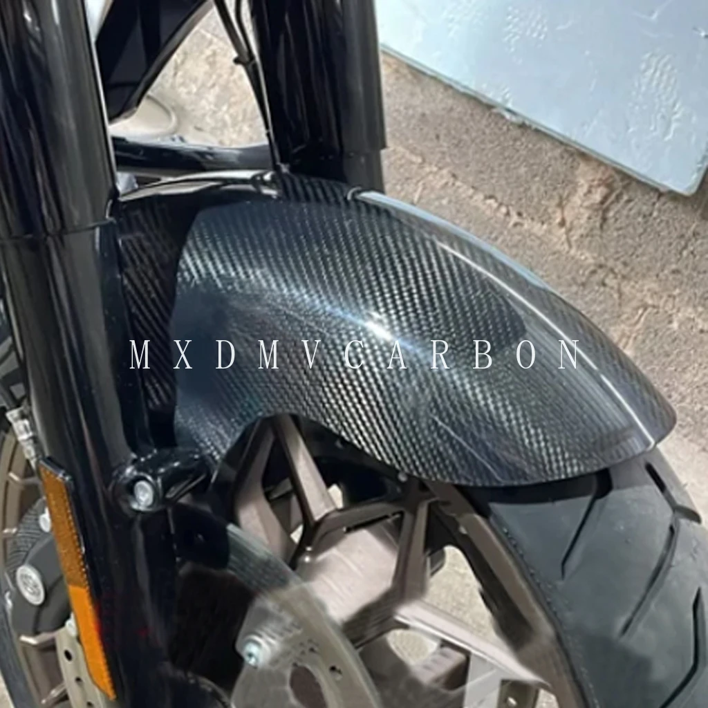 Für Harley Davidson Touring Modelle 2009-2025 Motorrad Carbon-Faser Auspuff Carbon Vorderer Kotflügel Für Harley Original Vorderer Schmutzfänger