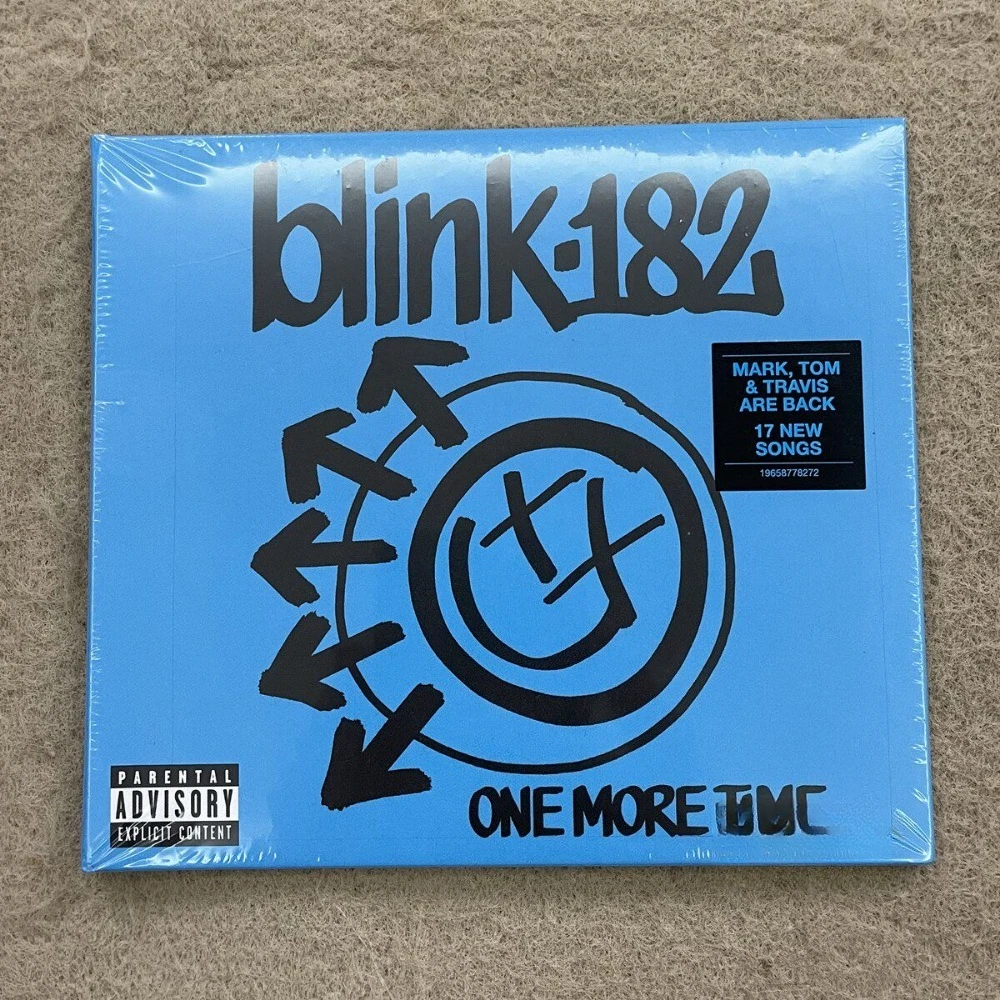 Blink 182 One More Time CD 2023 Pop-Punk-Album Original Trio Reunion Edging Fell in Love Neu Versiegelt Rockmusik Hochenergie