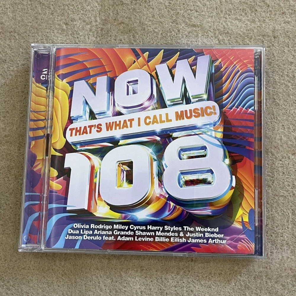 Now That's What I Call Music 108 2CD Pop-Hits Billboard Chart-Topper Verschiedene Künstler Versiegelte Neue Greatest Hits Kollektion