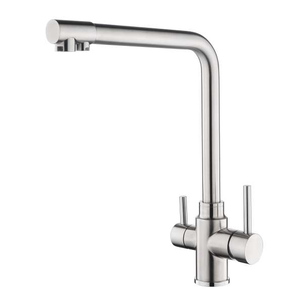 Wasserhahn 3in1 | AVANTGARDE | Edelstahl Massiv Image