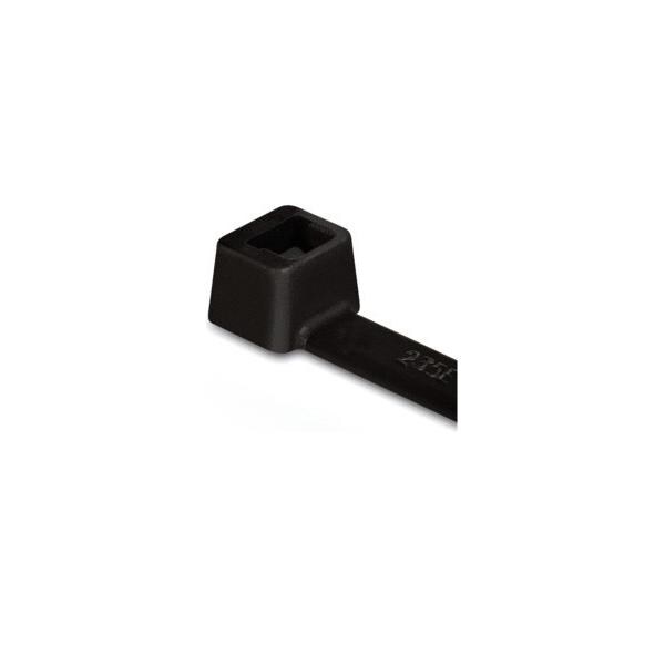 100 Stk. HellermannTyton Kabelbinder T120M-W-BK 111-12660 Image