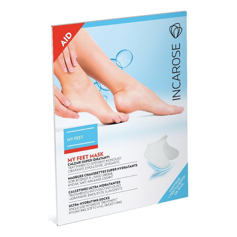 Incarose My Feet Mask Calzari Idratanti 18 Ml ml Maschera viso