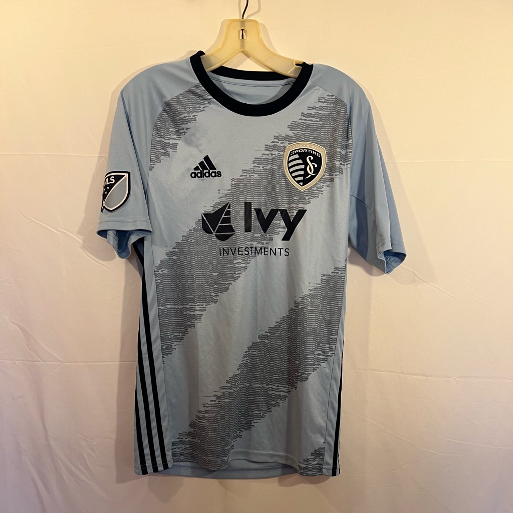 Adidas Shirts | Adidas Sporting Kansas City Mls Jersey Size Small | Color: Blue | Size: S