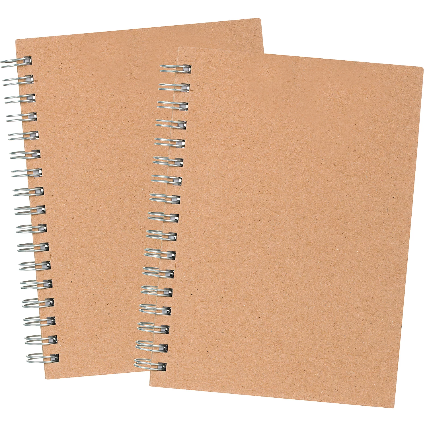 Carnets en carton, sans fenêtre, 11 x 15 cm, 60 feuilles, 2 pièces