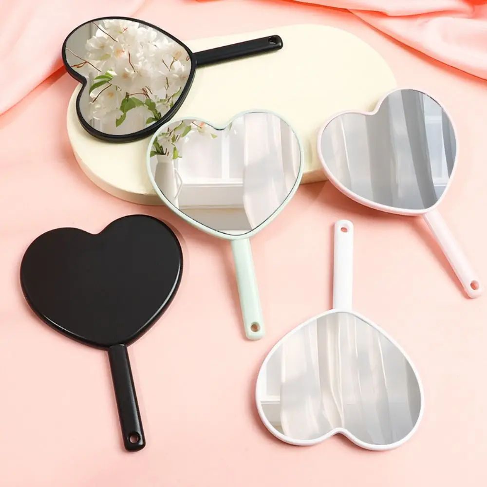 Cute Handheld Makeup Mirror Portable Love Style Pocket Beauty Mirror b
