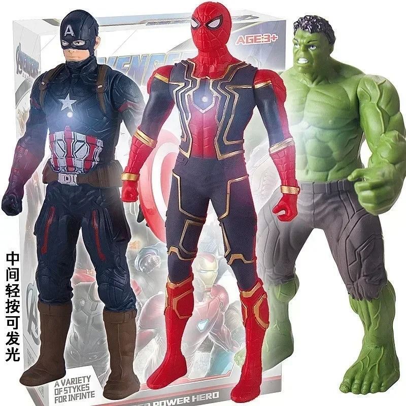 17cm Marvel Anime Figures Glow Doll Action Figure Hero Collection 1