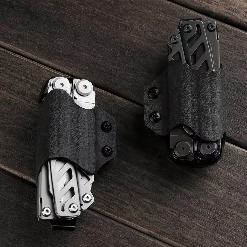 Tactical K Sheath Flagship Pro Durable Kydex EDC Carry Bag For Outdoor & Multi Tool Storage silver