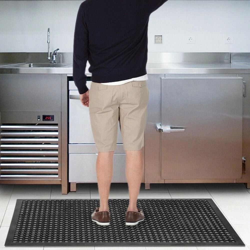 Commercial Anti Fatigue Floor Mat For Kitchen & Restaurant Non Slip, Durable, Easy Clean Commercial Anti Fatigue Floor Mat For Kitchen & Restaurant Non Slip, Durable, Easy Clean