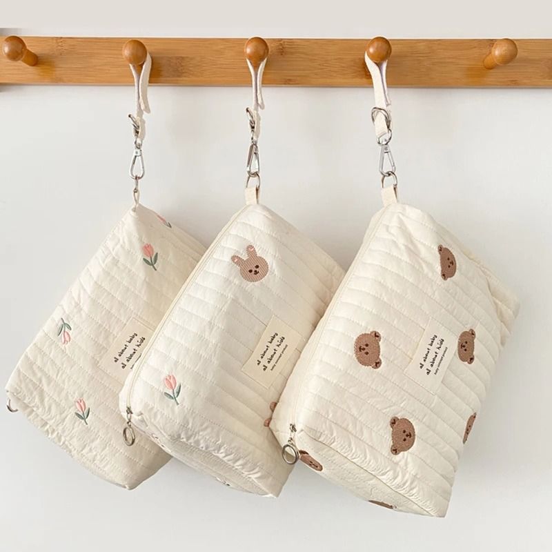 Multi Purpose Embroidered Mommy Travel Pouch b