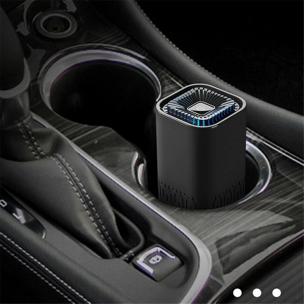 UV Air Purifier & Odor Eliminator For Small Rooms Pet Dander & Odor Cleaner black